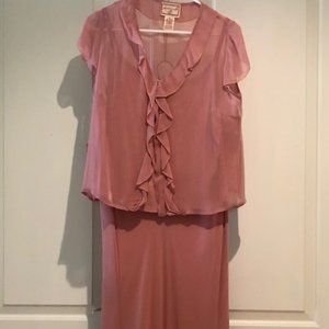 April Cornell Rose 3 piece skirt/top Sz XL